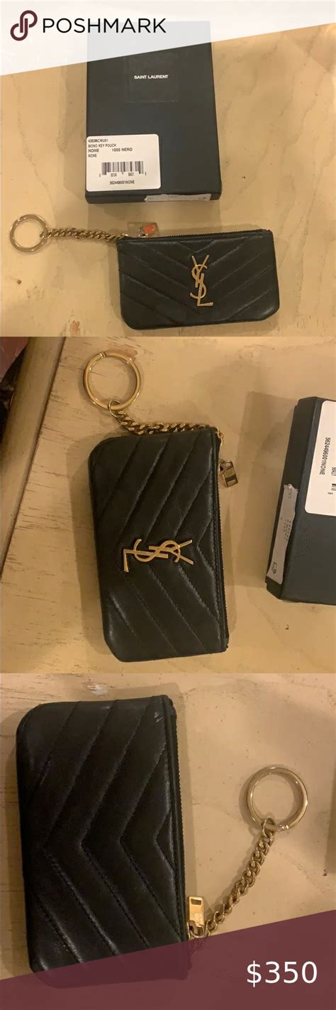 ysl keychain fake|ysl keychain card holder.